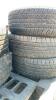 3 GOODYEAR TIRES - ONLY 1 WITH RIM - 195/65R15, 2 EDGE TIRES - 205/55R16 - 3