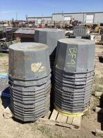 PALLET W/ (45) HEAVY DUTY CONTAINER