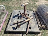 CUSTOM BULIT JACK STAND & MISCELLANEOUS TRI-POD STAND
