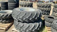 BF GOODRICH SILVERTOWN TRACTOR TIRES OFF A 44 MASSY - 15-30