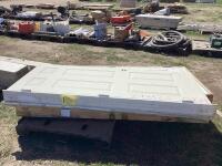 PALLET OF DOORS W/ (2) DOORS WITH FRAMES & (1) DOOR