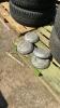 4 NOKIAN HAKKAPELIITTAS W/ RIMS - 245/70R17 - OFF FORD F150, 4 FORD HUBCAPS - 2