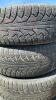4 NOKIAN HAKKAPELIITTAS W/ RIMS - 245/70R17 - OFF FORD F150, 4 FORD HUBCAPS - 4