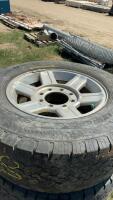 8 BOLT PATTERN RIMS W/ TIRES BUT TIRES ARE POOR
