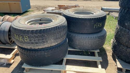 4 DAYTONE TIMBERLINE A/T W/ RIMS - 33X12.50R15LT