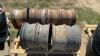 8 STEEL RIMS - 4 - FIVE BOLT PATTERN AND 4 - EIGHT BOLT PATTERN - 2