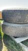 2 TOYO OPEN COUNTRY TIRES W/ RIMS - LT235 /85R16 AND 2 RIMS W/ NO TIRES - 4