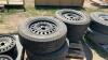 SET OF 4 MICHELIN LATITUDE W/ BLACK RIMS - 265 /60R18