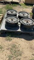 SET OF 4 BLACK RIMS