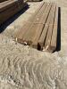 Bundle of 8 foot treated 4 x 4 - 2