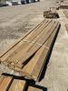 Bundle of treated 5/4 decking