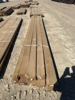 Bundle of treated 4 x 6 x 16 lumber