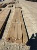 Bundle of treated 4 x 6 x 16 lumber