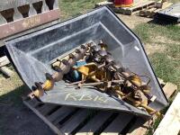 PALLET W/((2)AUGER HOPPERS + ELECTRIC BIN SWEEP