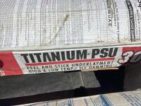 PALLET W/ BAKER WATER GUARD & TITANIUM PSU - PEEL/STICK UNDERLAYMENT