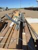Crate of new door panels and galvanized steel track/hardware/sweep - 3