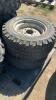 5 ATV TIRES, 2 LAWNMOWER TIRES W RIMS 5 BOLT PATTERN - 3