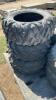 5 ATV TIRES, 2 LAWNMOWER TIRES W RIMS 5 BOLT PATTERN - 4