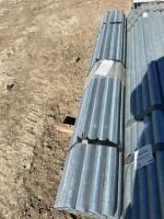 Bundle of 33 pieces of 6 foot galvanized post
