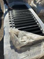 9 Genesis 8 foot black fence panels/bidding per panel