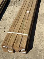 Bundle of 8 foot 4 x 4 treated