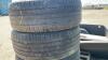 4 TIRES - GOOD YEAR -285/45R 22 W/ BLACK DODGE RIMS - 2