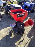 EARTHQUAKE LAWN & GARDEN EQUIPMENT WOOD CHIPPER W/ BIRGGS & STRATTON INTEK 206