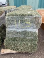 (9) BALES HAY- 3RD CUT