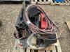 PALLET OF MISCELLANEOUS SHOP W/ AIR HOSES, TOOL BOXES & FIRE EXTINGUISHER BRACKETS - 2
