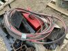 PALLET OF MISCELLANEOUS SHOP W/ AIR HOSES, TOOL BOXES & FIRE EXTINGUISHER BRACKETS - 5