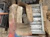 PALLET OF MISCELLANEOUS W/ TIRE, SEAT, SPRINGS & BENCH VISE - 2