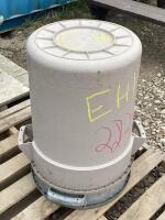 (2) PLASTIC GARBAGE BINS
