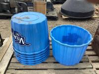 (7) PLASTIC CONTAINERS