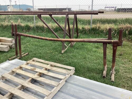 (2) PIPE SAW HORSES 100"