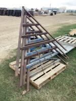 (4) METAL CORNER SUPPORTS