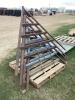 (4) METAL CORNER SUPPORTS