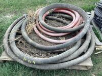 PALLET OF DISCHARGE HOSES