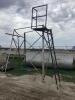 1000 GALLON DIESEL FUEL TANK W/ HOSE & METAL STAND - 3