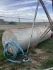 1000 GALLON DIESEL FUEL TANK W/ HOSE & METAL STAND - 2