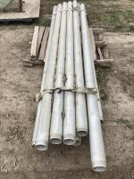 (11) ALUMINUM THREADED TUBING 118.5"
