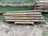 (19) WOODEN FENCE POSTS - 3