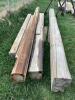 PALLET W/ (7) PIECES OF WOOD