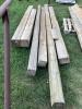 PALLET W/ (6) PIECES OF WOOD - 2
