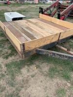 Single axle yard cart