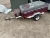5X3 home built aluminum motorcycle trailer