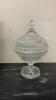 CRYSTAL COVERED CANDY DISH - MONTPELLLIER COLLECTION