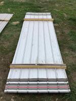 ASSORTED METAL SHEETS-VARIOUS LENGTHS + COLOURS