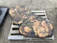 CUSTOM WOODEN BURL RESIN TABLE TOPS
