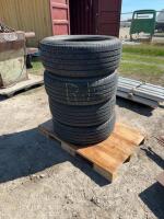Stack of Bridgestone Dueler tires HT265/50R22