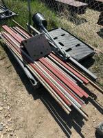 Lift of various steel tubing and plate